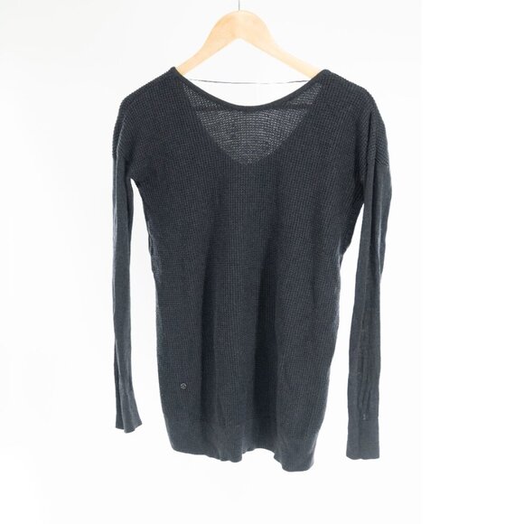 Lululemon The Sweater Life Heathered Black | 8 - Picture 5 of 11
